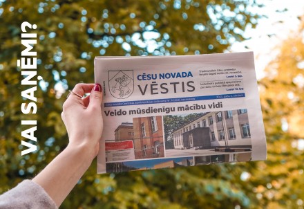 Iznācis kārtējais ikmēneša izdevums "Cēsu Novada Vēstis"