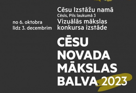 Apskatāma izstāde "Cēsu novada mākslas balva 2023"