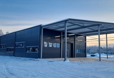 Ekspluatācijā pieņemta ražošanas ēka CSA poligona "Daibe" teritorijā; tiks sludināta nomas izsole