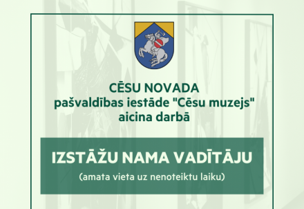 Aicina darbā Izstāžu nama vadītāju