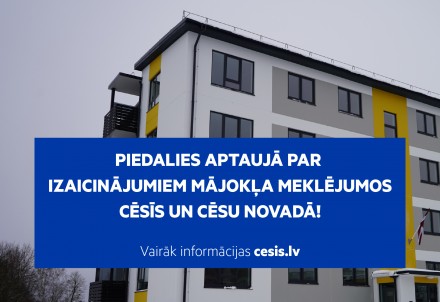 Piedalies aptaujā par izaicinājumiem mājokļa meklējumos!