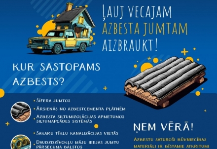 Kā pareizi atbrīvoties no azbestu saturošiem atkritumiem?