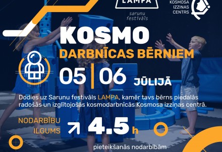 Kosmosa izziņas centrs aicina bērnus piedalīties izglītojošu nodarbību ciklā