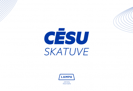 Cēsu novada pašvaldības skatuve sarunu festivālā LAMPA