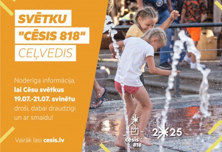 Svētku "Cēsis 818" ceļvedis