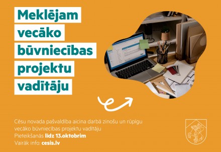 Aicinām darbā vecāko būvniecības projektu vadītāju