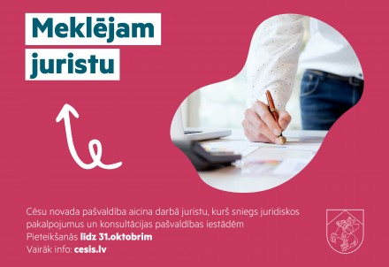 Aicinām darbā juristu