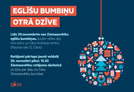 Piešķir eglīšu bumbiņām otro dzīvi!