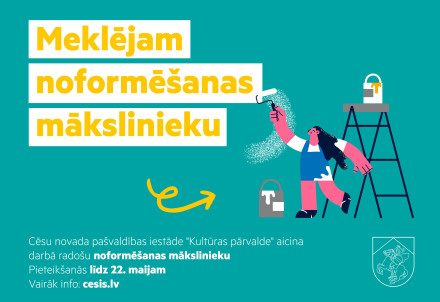 Aicinām darbā noformēšanas mākslinieku