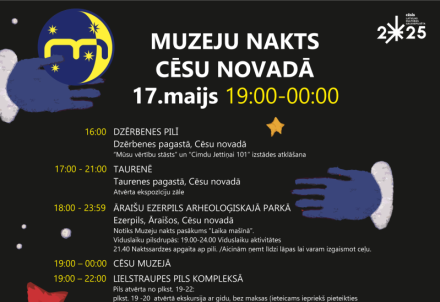 Ienirsti naksnīgā kultūras piedzīvojumā – Muzeju nakts Cēsu novadā!