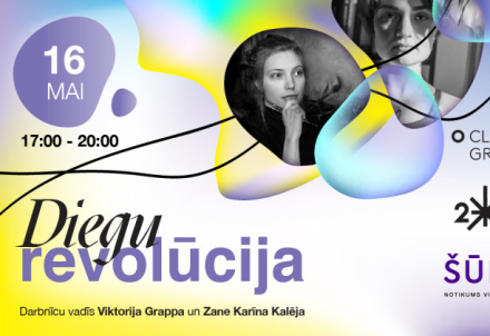 Piedaleis bezatkritumu darbnīcā "DIEGU REVOLŪCIJA"