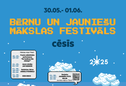 1. jūnijā pirmo reizi Cēsīs notiks bērnu un jauniešu mākslas festivāls!