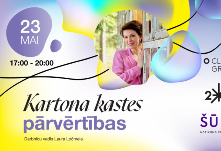 ​​Bezatkritumu darbnīca "Kartona kastes pārvērtības"