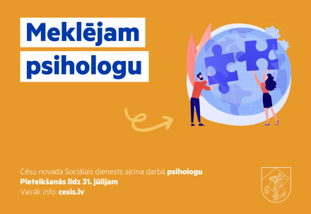 Aicinām darbā psihologu