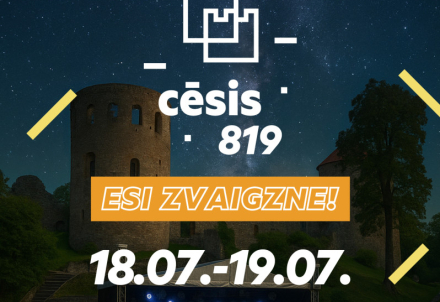 Cēsis svinēs 819. dzimšanas dienu ar koncertiem, dejām, gājienu un programmu bērniem