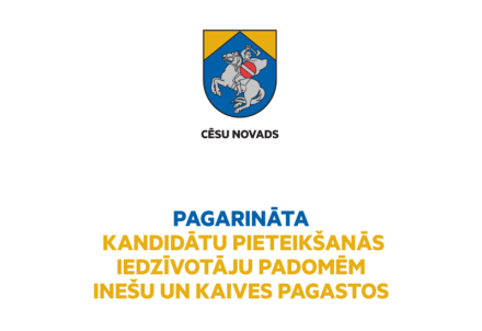 Pagarināts kandidātu pieteikšanās termiņš iedzīvotāju padomēm Inešos un Kaivē