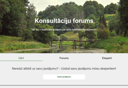 Pieejams konsultāciju forums par vides jautājumiem