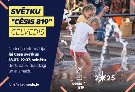Svētku "Cēsis 819" ceļvedis