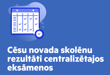Cēsu novada skolēnu centralizēto eksāmenu rezultāti; uzlabojies 9. klašu sniegums