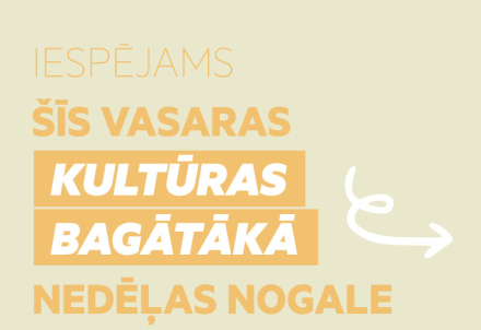 Kultūras bagāta nedēļas nogale Cēsu novadā