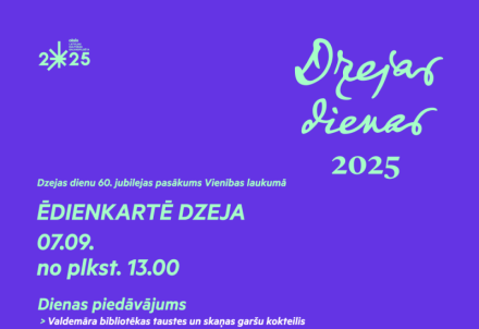 Cēsis svin Dzejas dienu 60. gadadienu ar pasākumu "Ēdienkartē dzeja"