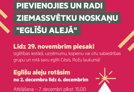 "Eglīšu aleja" rotās Cēsu vecpilsētu arī šogad