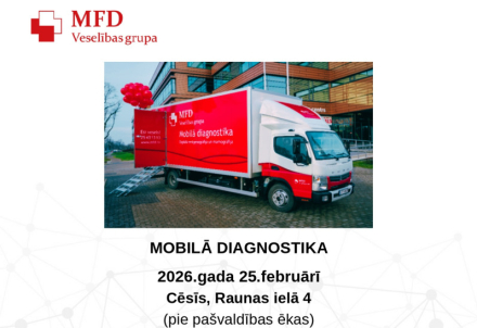 Mobilais mamogrāfs Cēsīs