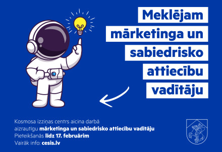 Aicinām darbā mārketinga un sabiedrisko attiecību vadītāju