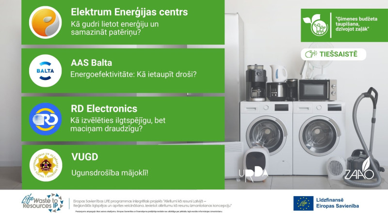 ZAAO aicina uz nodarbību par energoefektivitāti mājās