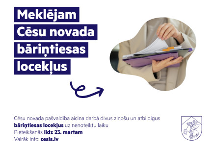 Aicinām darbā bāriņtiesas locekļus