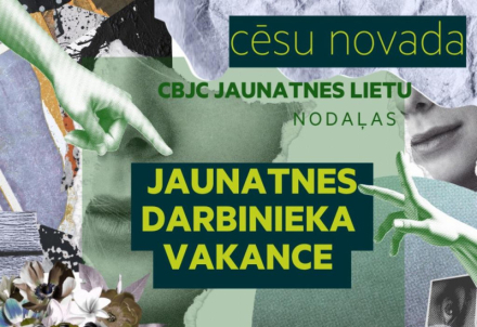 Aicinām darbā jaunatnes darbinieku Cēsu novada Jauniešu mājā