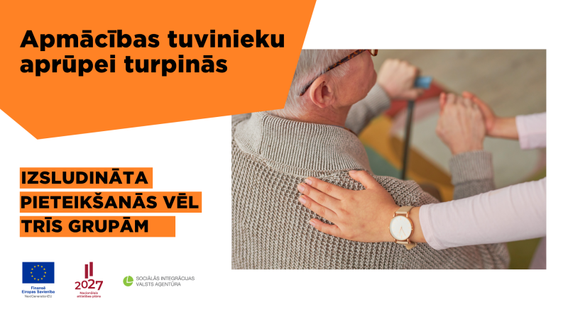 Norit pieteikšanās bezmaksas apmācībām tuvinieku aprūpei
