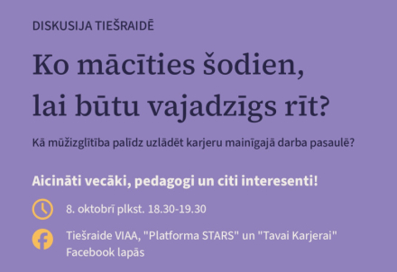 8. oktobrī eksperti diskutēs par prasmēm, kas nepieciešamas mainīgajā darba tirgū