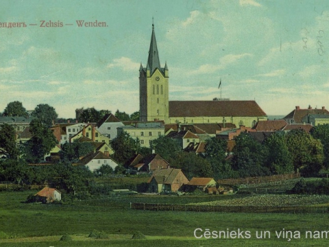 Pastkarte nosūtīta 1913.g.; CM 47329