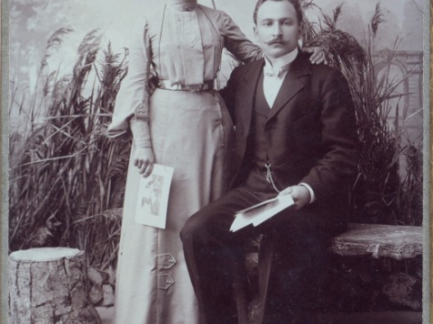 Otlija and Janis Dzilnas, begining of the 20th century; CM/F 17429