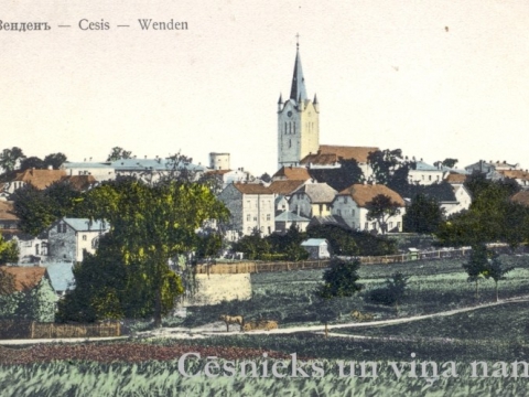 This postcard was printed by Berzins&Zarins in 1910-1914; CM 13193:4