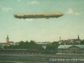 Cēsu panorāma ar dirižabli