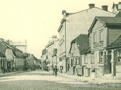 Cēsis, Rīgas iela 20. gs. sākumā