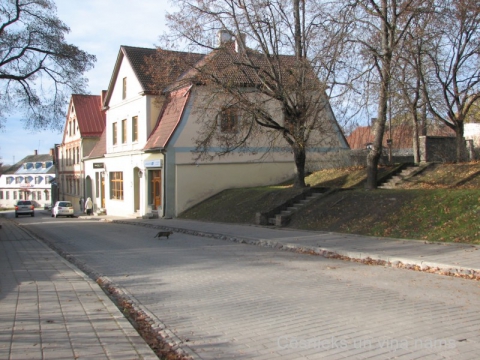 Cēsis, Rīgas ielas 36. nams 2013. g. 22. oktobrī. D. Cepurītes foto
