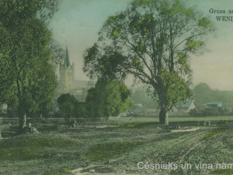 The postcard was sent in 1909; CM 63246