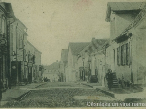 Cēsis, Rīgas iela 20. gs. sākumā