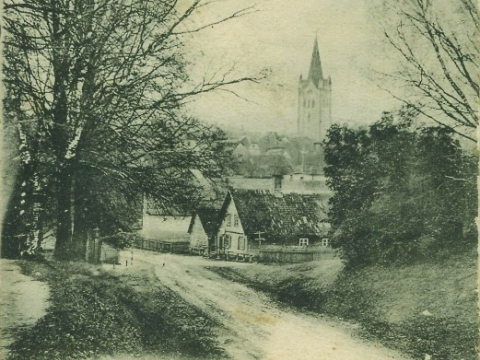 Cēsu panorāma un Rīgas iela 20. gs. sākumā