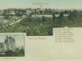 Cēsu panorāma un pilsdrupas